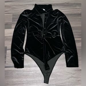 Zara | Velvet Bodysuit